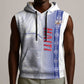 Custom Afro-Haiti Football Sleeveless Hoodie 2026 Grenadye Alaso White Version - African Pride