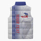 Custom Afro-Haiti Football Sleeveless Puffer Jacket 2026 Grenadye Alaso White Version - African Pride