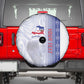 Custom Afro-Haiti Football Spare Tire Cover 2026 Grenadye Alaso White Version - African Pride