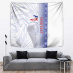 Custom Afro-Haiti Football Tapestry 2026 Grenadye Alaso White Version - African Pride