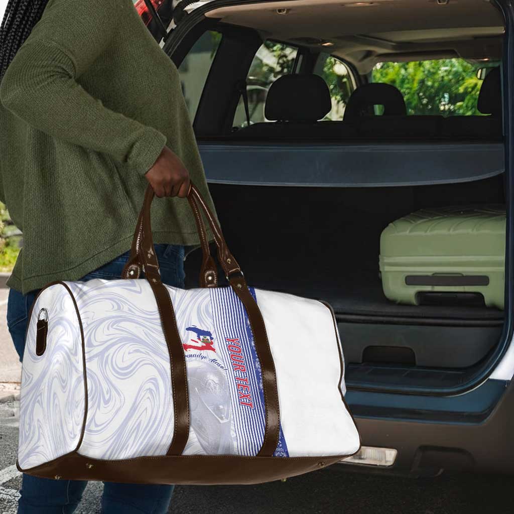 Custom Afro-Haiti Football Travel Bag 2026 Grenadye Alaso White Version - African Pride