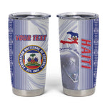 Custom Afro-Haiti Football Tumbler Cup 2026 Grenadye Alaso White Version - African Pride