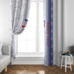 Custom Afro-Haiti Football Window Curtain 2026 Grenadye Alaso White Version - African Pride