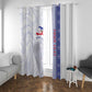 Custom Afro-Haiti Football Window Curtain 2026 Grenadye Alaso White Version - African Pride