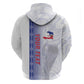 Custom Afro-Haiti Football Zip Hoodie 2026 Grenadye Alaso White Version - African Pride