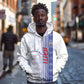 Custom Afro-Haiti Football Zip Hoodie 2026 Grenadye Alaso White Version - African Pride