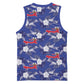 Afro-Haitians Basketball Jersey Ayiti Map and Rose Kayenn Tropical Style - African Pride