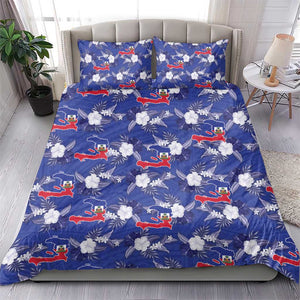 Afro-Haitians Bedding Set Ayiti Map and Rose Kayenn Tropical Style - African Pride