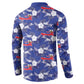 Afro-Haitians Button Sweatshirt Ayiti Map and Rose Kayenn Tropical Style