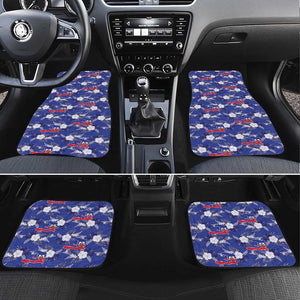 Afro-Haitians Car Mats Ayiti Map and Rose Kayenn Tropical Style - African Pride
