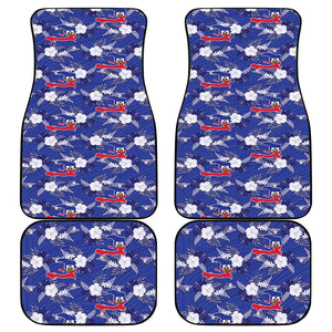 Afro-Haitians Car Mats Ayiti Map and Rose Kayenn Tropical Style - African Pride