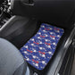 Afro-Haitians Car Mats Ayiti Map and Rose Kayenn Tropical Style - African Pride