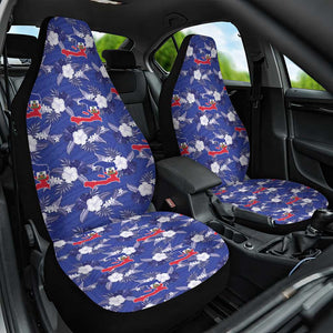 Afro-Haitians Car Seat Cover Ayiti Map and Rose Kayenn Tropical Style - African Pride