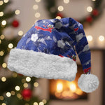 Afro-Haitians Christmas Santa Hat Ayiti Map and Rose Kayenn Tropical Style - African Pride