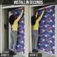 Afro-Haitians Door Cover Ayiti Map and Rose Kayenn Tropical Style - African Pride