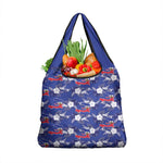 Afro-Haitians Grocery Bag Ayiti Map and Rose Kayenn Tropical Style - African Pride