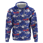 Afro-Haitians Hoodie Ayiti Map and Rose Kayenn Tropical Style - African Pride
