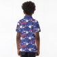 Afro-Haitians Kid Polo Shirt Ayiti Map and Rose Kayenn Tropical Style LT14