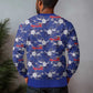 Afro-Haitians Ugly Christmas Sweater Ayiti Map and Rose Kayenn Tropical Style - African Pride