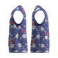 Afro-Haitians Christmas Knitted V-Neck Vest Ayiti Map and Rose Kayenn Tropical Style - African Pride