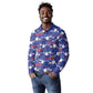 Afro-Haitians Long Sleeve Polo Shirt Ayiti Map and Rose Kayenn Tropical Style - African Pride