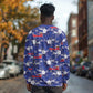 Afro-Haitians Long Sleeve Shirt Ayiti Map and Rose Kayenn Tropical Style - African Pride
