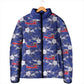Afro-Haitians Padded Jacket Ayiti Map and Rose Kayenn Tropical Style - African Pride