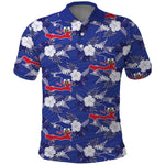 Afro-Haitians Polo Shirt Ayiti Map and Rose Kayenn Tropical Style LT14