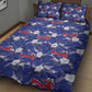 Afro-Haitians Quilt Bed Set Ayiti Map and Rose Kayenn Tropical Style - African Pride