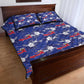 Afro-Haitians Quilt Bed Set Ayiti Map and Rose Kayenn Tropical Style - African Pride