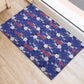 Afro-Haitians Rubber Doormat Ayiti Map and Rose Kayenn Tropical Style - African Pride