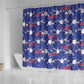 Afro-Haitians Shower Curtain Ayiti Map and Rose Kayenn Tropical Style - African Pride