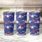 Afro-Haitians Tumbler Cup Ayiti Map and Rose Kayenn Tropical Style - African Pride