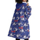 Afro-Haitians Wearable Blanket Hoodie Ayiti Map and Rose Kayenn Tropical Style - African Pride