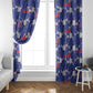 Afro-Haitians Window Curtain Ayiti Map and Rose Kayenn Tropical Style - African Pride