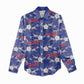 Afro-Haitians Women Casual Shirt Ayiti Map and Rose Kayenn Tropical Style - African Pride