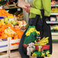 Benin National Day Grocery Bag Happy 64th Independence Anniversary Yellow Allamanda