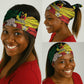 Benin National Day Neck Gaiter Happy 64th Independence Anniversary Yellow Allamanda LT14