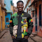 Benin National Day Sleeve Zip Bomber Jacket Happy 64th Independence Anniversary Yellow Allamanda