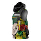 Benin National Day Sleeveless Hoodie Happy 64th Independence Anniversary Yellow Allamanda - African Pride