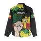 Benin National Day Women Casual Shirt Happy 64th Independence Anniversary Yellow Allamanda LT14