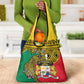 Personalised Benin National Day Grocery Bag Coat Of Arms With Leopard African Pattern