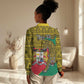 Personalised Benin National Day Women Casual Shirt Coat Of Arms With Leopard African Pattern LT14