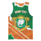 Cote d'Ivoire Independence Day Personalized Basketball Jersey 1960 Proud Coat Of Arms Grunge Style