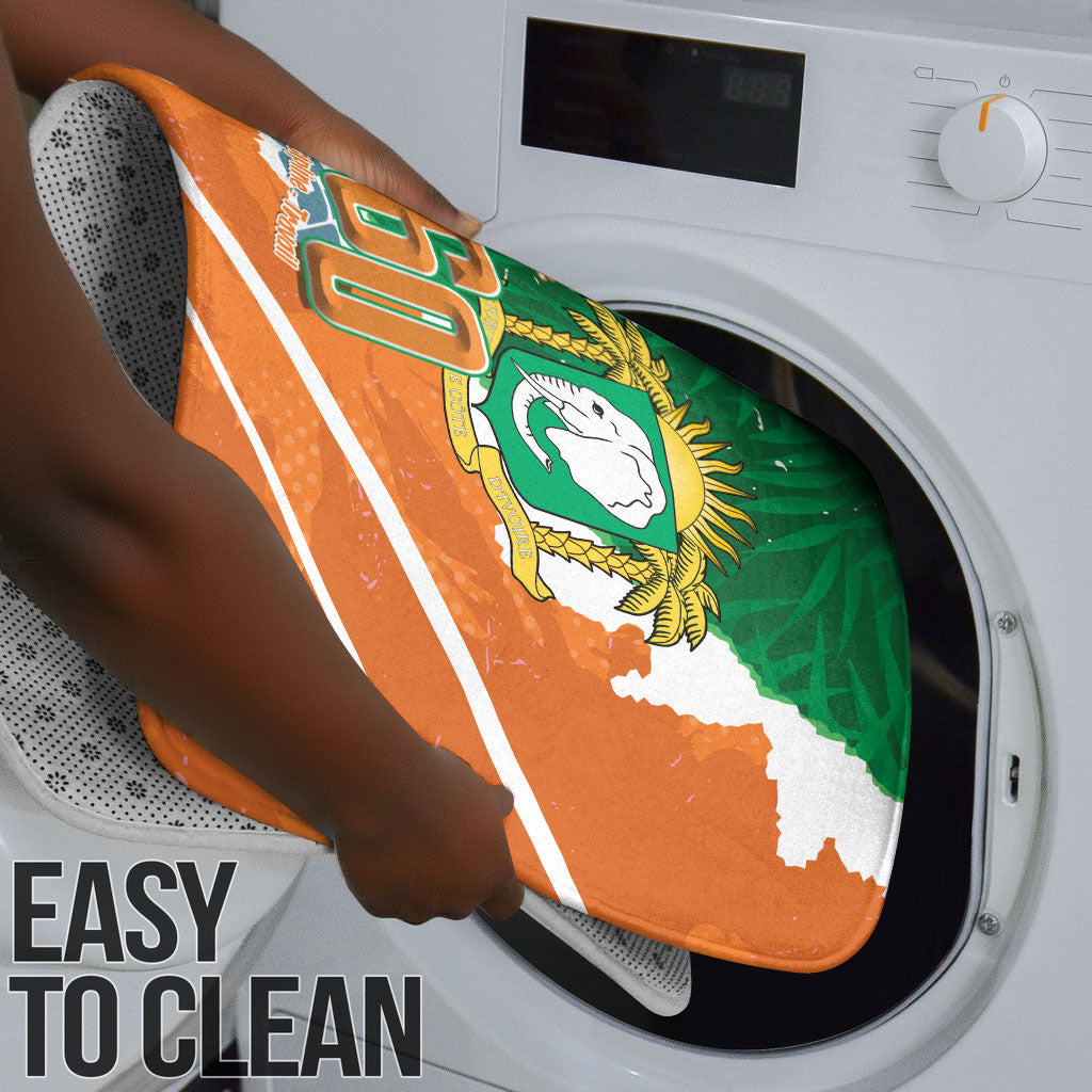 Cote d'Ivoire Independence Day Bathroom Set 1960 Proud Coat Of Arms Grunge Style