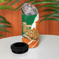 Cote d'Ivoire Independence Day Personalized 4 in 1 Can Cooler Tumbler 1960 Proud Coat Of Arms Grunge Style