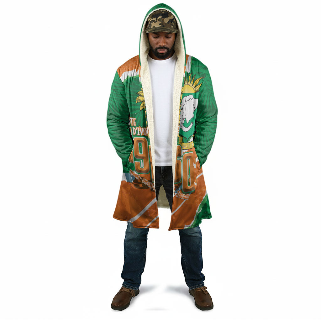 Cote d'Ivoire Independence Day Personalized Cloak 1960 Proud Coat Of Arms Grunge Style