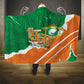 Cote d'Ivoire Independence Day Hooded Blanket 1960 Proud Coat Of Arms Grunge Style