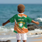 Cote d'Ivoire Independence Day Personalized Kid Hawaiian Shirt 1960 Proud Coat Of Arms Grunge Style