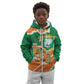 Cote d'Ivoire Independence Day Personalized Kid Hoodie 1960 Proud Coat Of Arms Grunge Style